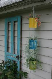 1001 Tutoriels Et Idees De Recyclage Boite De Conserve Pots De Fleurs Suspendus Jardins Jardinieres Exterieures