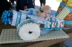 How To Make A Diaper Cake For Baby Shower Airplane Diaper Cake Here Is The Link Of The Video I Used To Make This Diaper Cake Https Www Y Airplane Diaper Cakes Baby Diaper Cake Baby Shower Diapers