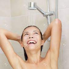 Potty training boy doll & toilet for baby alive lucy + bathtub peeing? An Asian Chinese Caucasian Female Model At Home In Bathroom Stock Photo Picture And Royalty Free Image Image 15717296