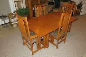 Mission style dining room furniture plans video. Arts And Crafts Mission Style Dining Sets For Sale Ebay
