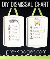 Diy Magnetic Dismissal Chart