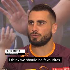 Jack Bird: "I think we should be favourites"