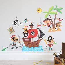 pirate wall stickers nursery wall stickers wall stickers kids wall stickers