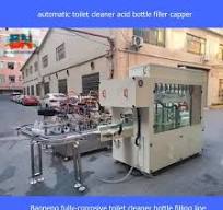 Automatic Bottle Liquid Bleach Toilet Cleaner Filling Machine with  Anti-Corrosive Plastic Design