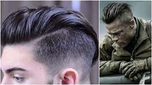 The recommend fury product is the gold digger 65ml which is a professional hair wax with an extreme hold and a matte finish. Mens Hair Brad Pitt Fury Inspired Hairstyle Tutorial Youtube