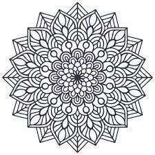 Free, printable mandala coloring pages for adults in every design you can imagine. Cute Indian Mandala Coloring Pages Pdf