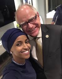 Tim Walz is angry that President Trump called out Ilhan Omar for fraud,  saying he's putting her and her family at risk. He says Trump is once again  inciting political violence and