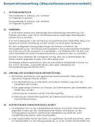 Jetzt kostenlos 4 wochen testen. Kooperationsvertrag Muster Zum Downloaden Und Sofort Einsetzen