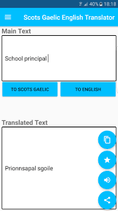 Scots Gaelic English Translator For Android Apk Download
