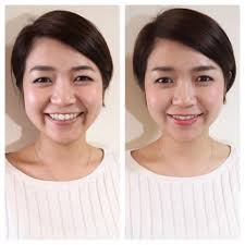 2時間で圧倒的に垢抜ける メイクレッスン の事例 左がご自身のメイク 右がレッスン後のメイク 以前カラー診断 ファッションアドバイスのコースを受けてくださったお客様がメイクレッスンにお越しくださいました 診断結果はブルベsummer だったのですが お仕事