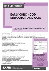 Early childhood education career pathway. Early Childhood Education And Care Ppt Download