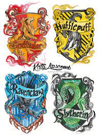 Hp House Crest Prints From Katy Lipscomb Crest House Katy Lipscomb Prints Harry Potter Artwork Harry Potter Drawings Harry Potter Houses