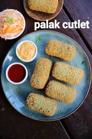 Palak Cutlet Recipe Palak Tikki Recipe Spinach Potato Cutlet Recipe Indian Snack Recipes Spicy Snacks Recipes Chaat Recipe