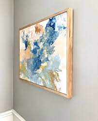 Simple Diy Wood Frame For Canvas Art Diy Framed Art Frames For Canvas Paintings Framing Canvas Art