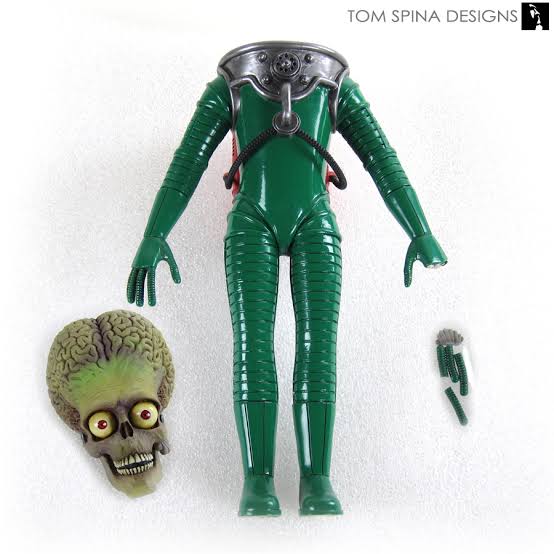 Mars Attacks Alien Maquette Restoration - Tom Spina Designs
