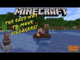 How To Easily Move Villagers Minecraft Tutorial 1 16 1 15 2 Youtube Minecraft Tutorial Tutorial Kiddos