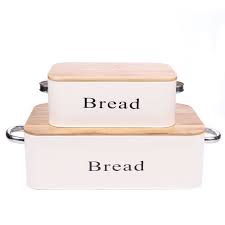 Explore a wide range of the best kitchen multi storage container on aliexpress to find one that suits you! Cream Vintage X559 665 Set Of 2 Metal Kitchen Storage Tin Canister Bread Box Container Bin Home Kitchen Gifts With Bamboo Lid Buy Online In Kuwait At Desertcart Com Kw Productid 45405874