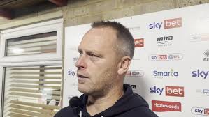 Michael Flynn after Accrington win