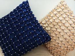 Hello I Have Brought This Video For All You In This Video I Bring A New Design For Cushion M Fabric Flower Tutorial Pillows Decorative Diy Fabric Flowers Diy