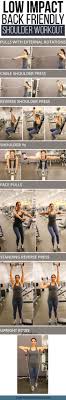 Low Impact Back Friendly Shoulder Workout Shoulder Workout Shoulder Training Workout