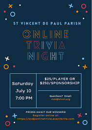 Louis area including facts about famous st. St Vincent Depaul Online Trivia Night Archdiocese Of St Louis