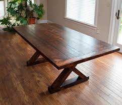 We picked out the style of table we wanted and also the base for it. Rough Sawn Barnwood Kitchen Table Vale Lorin Bruck Design