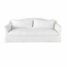Cerchi una poltrona letto singolo per ottimizzare lo spazio di un piccolo appartamento? Divano Letto 4 Posti Bianco In Lino Lavato Anaelle Maisons Du Monde