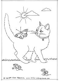 Hello and welcome to the wonderful world of dr. Cat And Butterfly Coloring Page Novocom Top