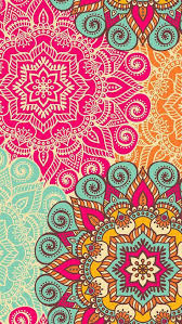 Cool Colorful Mandala Pattern Mandala Wallpaper Prints Mandala
