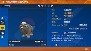 Shiny/non-shiny Maschiff/mabosstiff 6IV Pokémon - Etsy Canada