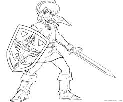 Llll➤ hundreds of printable zelda coloring pages and books. Zelda Coloring Pages For Boys Coloring4free Coloring4free Com