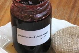 Recette De Confiture Aux 5 Fruits Rouges La Recette Facile Recette Recette Confiture Confiture Fruits