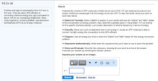 Solved Fs Ch 26 Part A Fireflies Emit Light Of Wavelength