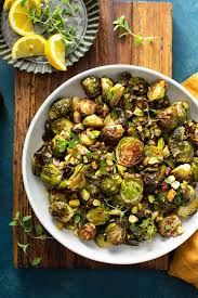 Let the brussel sprouts cook for a few minutes until the flat also, my preference is to precook the bacon a bit and discard most of the bacon grease (entirely for. Balsamic Roasted Brussel Sprouts With Bacon Lemon Blossoms