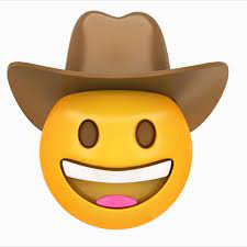 Emoji Cowboy Hat Face 3d Model Emoji Challenge Cowboy Hats Emoji