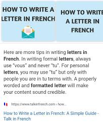 Tips for german letter writing formatting. What Is The Format Of A Letter In French Brainly In