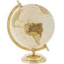 Cream Gold Globe With Stand Hobby Lobby 1473198 Gold Globe Globe Decor Decorative Pillows