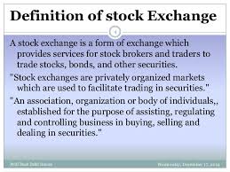 Equity And Stock Market Exchange