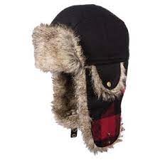 Redhead Wool Trapper Hat For Men Black Red S M Hat For Man Trapper Hats Mens Winter Accessories