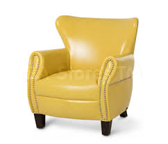 Sale Studio Bladon Leather Accent Chair Lemon By Michael Amini Accent Chairs St Bladn35 Lm Leather Accent Chair Accent Chairs For Sale Green Leather Chair