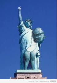 I Spit In This Statue Statue Of Liberty Funny Pictures