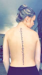 Spine tattoos are popular because they can make the back part of one's body appear sexier, especially for women. 17 Spine Tattoo Designs That Will Chill You To The Bone Spine Tattoos Spine Tattoo Spine Tattoos For Women