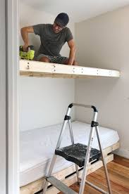 How To Make Diy Built In Bunk Beds Young House Love Diy Bunk Bed Bunk Beds Built In Built In Bunks