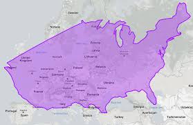 United states is approximately 9,833,517 sq km, while australia is approximately 7,741,220 sq km, making australia 78.72% the size of united states. Compare The True Size Of Countries Big Think