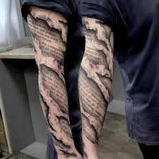 This is a font style which looks quite cool. 101 Best Sleeve Tattoos For Men Cool Design Ideas 2021 Guide