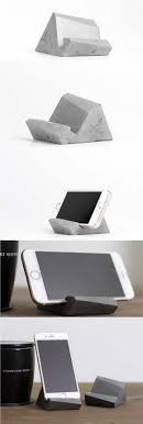 Concrete Mobile Phone Stand Holder Diy Phone Stand Concrete Crafts Phone Stand