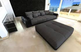 Reclining sofas kick back and relax with a reclining sofa. Xxl Big Sofa Miami Megasofa Mit Beleuchtung Bigsofa Mega Couch Kaufen Bei Hood De