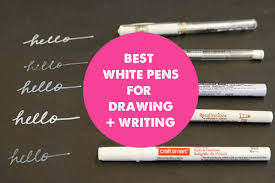 the best white pens for black paper tinkerlab