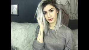 Evde Saclari Griye Boyamak Gri Rengini Uzun Sure Korumak Icin Bakim Urunleri Youtube