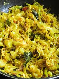 Spicy Cabbage Stir Fry With 5 Ingredients And Video Island Smile Recipe Easy Cabbage Recipes South Indian Vegetarian Recipes Indian Food Recipes Vegetarian
